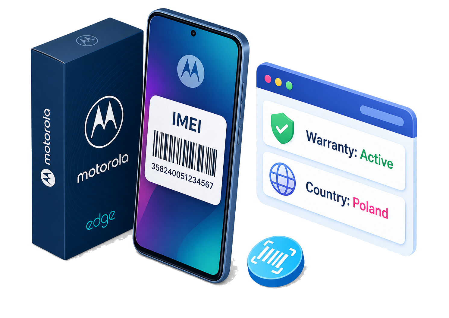 Motorola IMEI warranty and country check results
